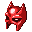 Red Bat Guy Mask