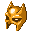 Yellow Bat Guy Mask