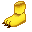 Yellow Teddy Bear Feet