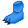 Blue Teddy Bear Feet