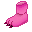 Pink Teddy Bear Feet