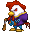 Red-Clad Rooster