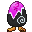Hatching Pink Bird Egg