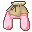 Pink Rascal Rabbit Costume(T)